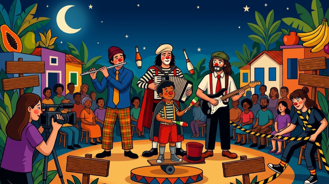 Ilustração Por Onde Entrar no Picadeiro
