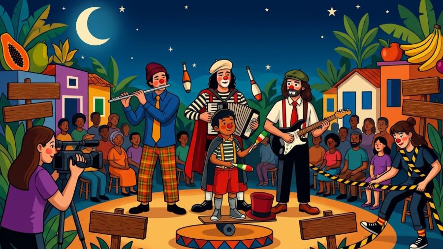 Ilustração Por Onde Entrar no Picadeiro